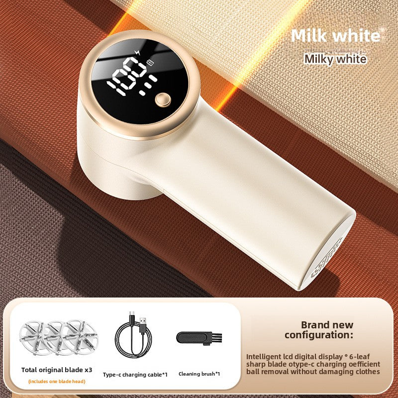 Rechargeable Fabric Shaver with Digital Display