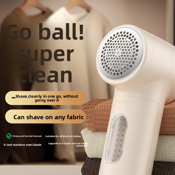 Rechargeable Fabric Shaver with Digital Display